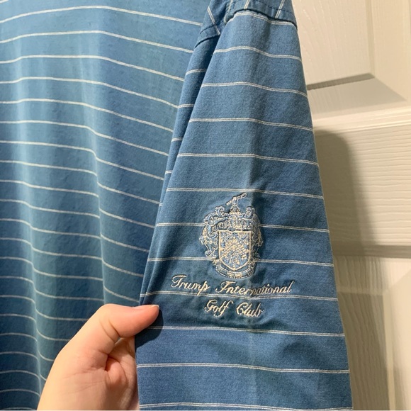 Fairway & Greene blue striped long sleeve shirt - Picture 3 of 7